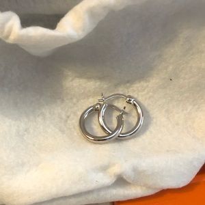Sterling silver 3/4 Hoops